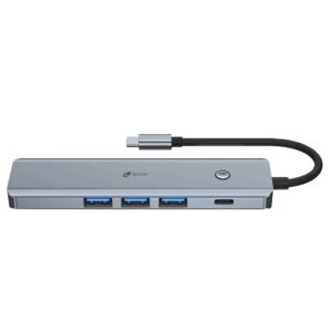 Leotec LEDS05 base para portátil y replicador de puertos Acoplamiento Gris