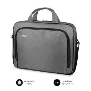 SUBBLIM SUB-LB-1OLB031 maletines para portátil 35,6 cm (14") Maletín Toploader Gris