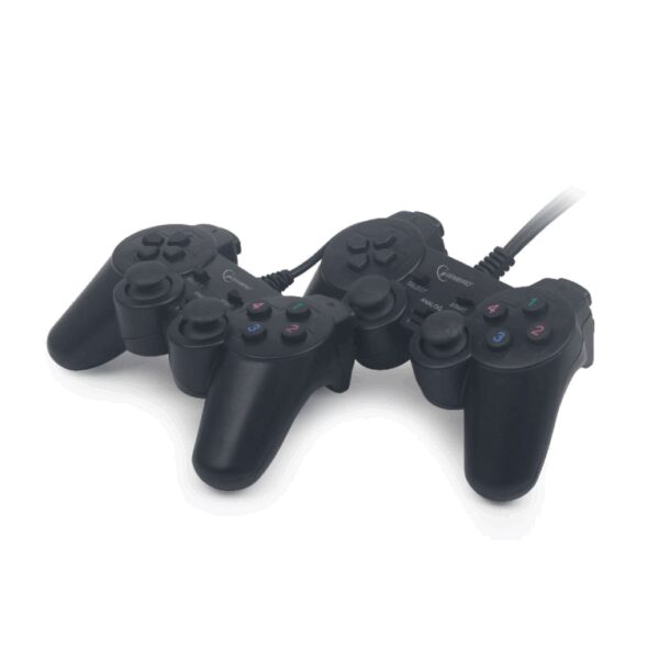 Gembird JPD-UDV-01 mando y volante Negro USB 2.0 Gamepad Analógico/Digital PC