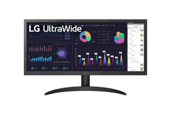 LG 26WQ500-B pantalla para PC 65,3 cm (25.7") 2560 x 1080 Pixeles 4K Ultra HD LCD Negro