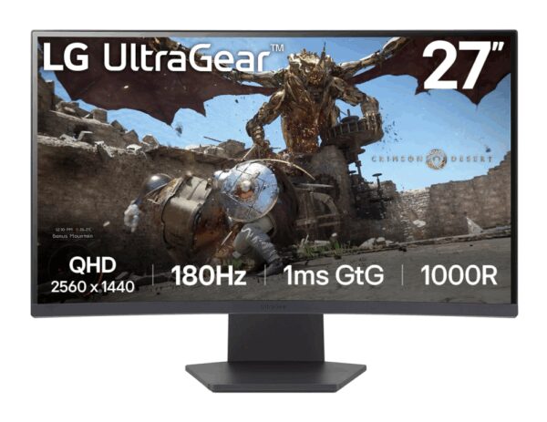 LG 27GS60QC pantalla para PC 68,6 cm (27") 2560 x 1440 Pixeles Full HD LCD Negro