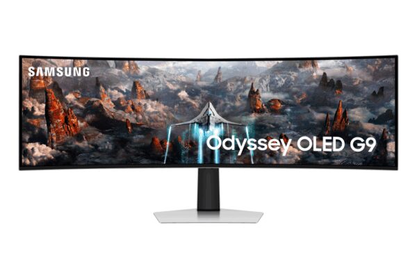 Samsung G93SC pantalla para PC 124,5 cm (49") 5120 x 1440 Pixeles Dual QHD OLED Plata