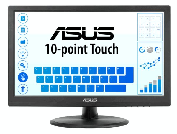 ASUS Touch VT169HE pantalla para PC 39,6 cm (15.6") 1920 x 1080 Pixeles Full HD LED Pantalla táctil Mesa Negro
