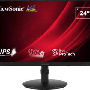 Viewsonic Display VG2408A pantalla para PC 61 cm (24") 1920 x 1080 Pixeles Full HD LED Negro