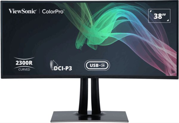 Viewsonic VP3881A pantalla para PC 96,5 cm (38") 3840 x 1600 Pixeles Quad HD+ LED Negro
