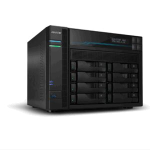 Asustor Lockerstor 10 AS6510T NAS Torre Intel Atom® C3538 8 GB DDR4 0 TB ADM Negro