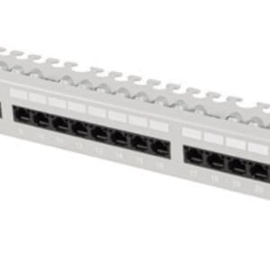 Lanberg PPU6-1124-S panel de parcheo 1U