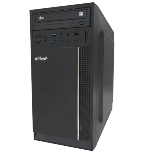differo OR1639249 PC Intel® Core™ i3 i3-12100 DDR4-SDRAM 500 GB Mini Tower Negro