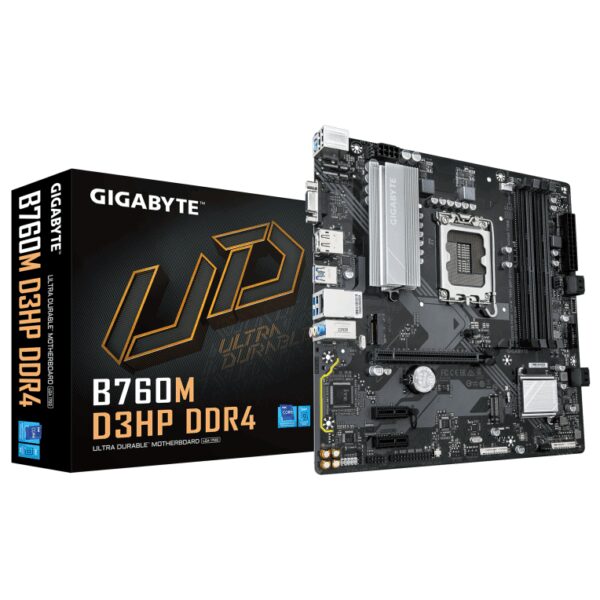 GIGABYTE B760M D3HP DDR4 placa base Intel B760 Express LGA 1700 micro ATX