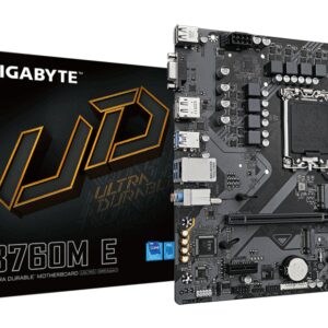 GIGABYTE B760M E placa base Intel B760 LGA 1700 micro ATX