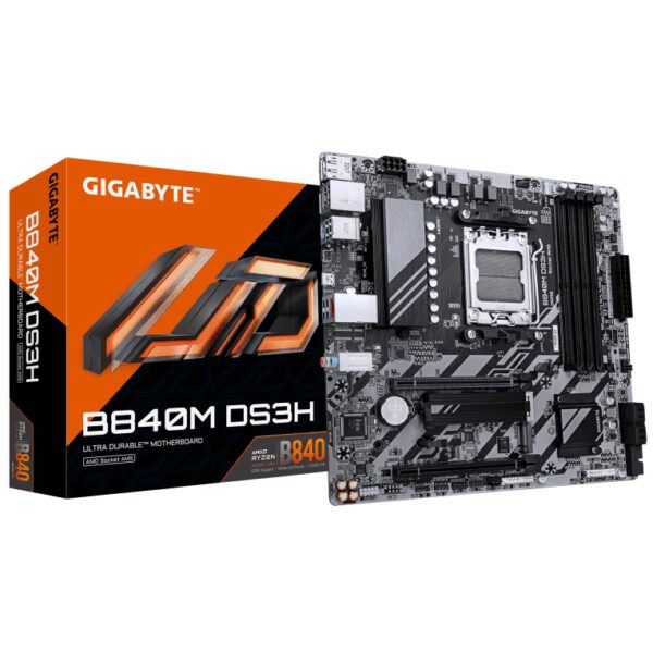 GIGABYTE B840M DS3H placa base AMD B840 Zócalo AM5 micro ATX