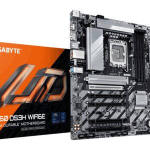 GIGABYTE B860 DS3H WIFI6E placa base Intel B860 LGA 1851 (Socket V1) ATX