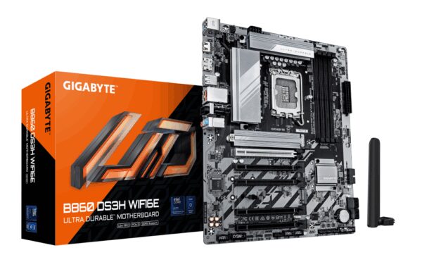 GIGABYTE B860 DS3H WIFI6E placa base Intel B860 LGA 1851 (Socket V1) ATX