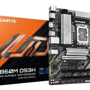 GIGABYTE B860M DS3H placa base Intel B860 LGA 1851 (Socket V1) micro ATX