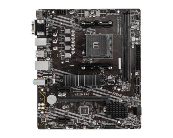 MSI A520M PRO placa base AMD A520 Zócalo AM4 micro ATX