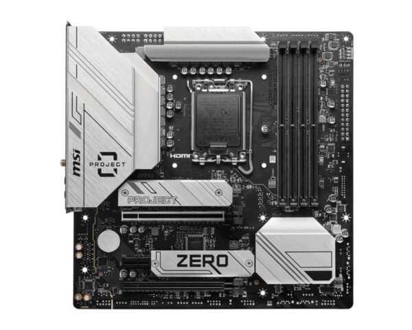 MSI B760M PROJECT ZERO placa base Intel B760 LGA 1700 micro ATX