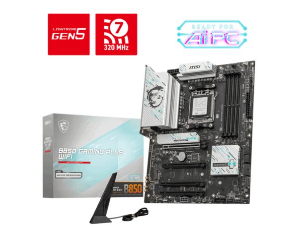 MSI B850 GAMING PLUS WIFI placa base AMD B850 Zócalo AM5 ATX
