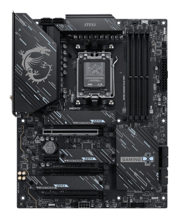MSI X870E GAMING PLUS WIFI placa base AMD X870E Zócalo AM5 ATX
