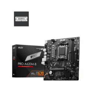 MSI PRO A620M-B placa base AMD A620 Zócalo AM5 micro ATX