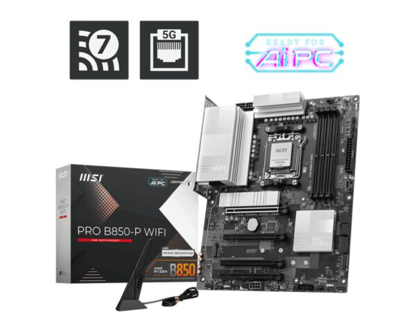 MSI PRO B850-P WIFI placa base AMD B850 Zócalo AM5 ATX