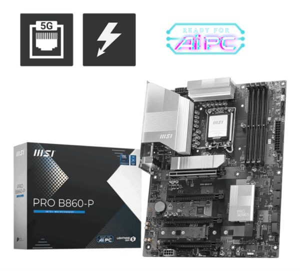MSI PRO B860-P placa base Intel B860 LGA 1851 (Socket V1) ATX