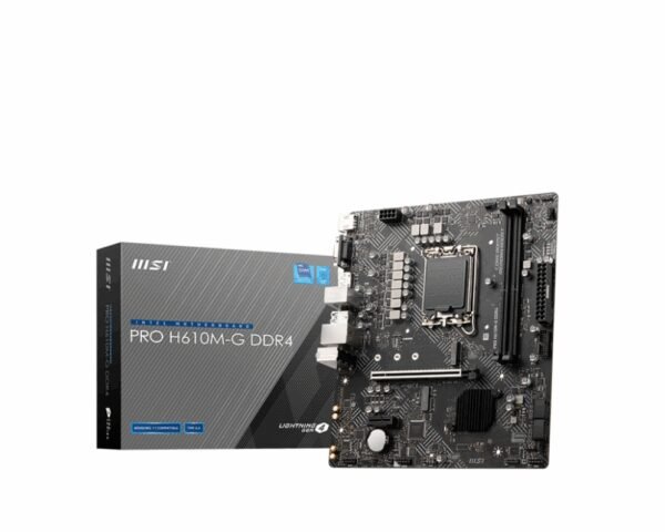 MSI PRO H610M-G DDR4 placa base Intel H610 LGA 1700 micro ATX