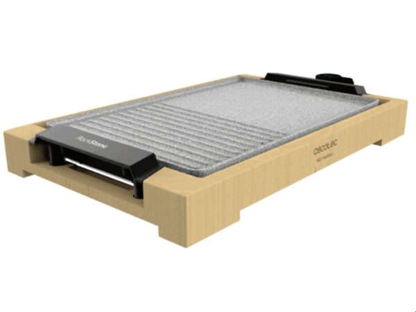 Cecotec 03091 plancha eléctrica Independiente 2000 W Gris, Madera
