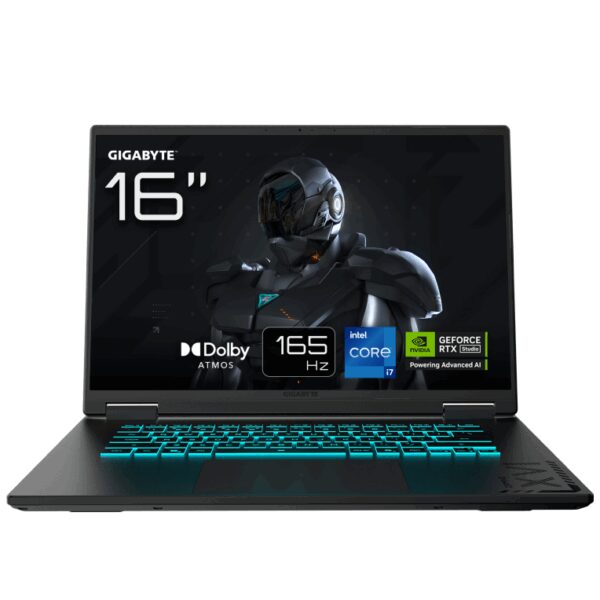 GIGABYTE GAMING A16 CVHI3ES894SD ordenador portatil Intel® Core™ i7 40,6 cm (16") WUXGA 32 GB DDR5-SDRAM NVIDIA GeForce RTX 5060 Wi-Fi 6E (802.11ax) FreeDOS Negro