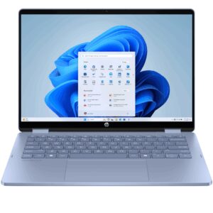 HP OmniBook 5 Flip 14-fp0022ns Intel Core 7 150U Portátil 35,6 cm (14") Pantalla táctil 2K 16 GB LPDDR5-SDRAM 1 TB SSD Wi-Fi 6 (802.11ax) Windows 11 Home Azul