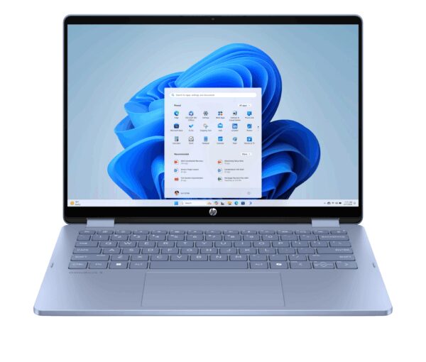 HP OmniBook 5 Flip 14-fp0022ns Intel Core 7 150U Portátil 35,6 cm (14") Pantalla táctil 2K 16 GB LPDDR5-SDRAM 1 TB SSD Wi-Fi 6 (802.11ax) Windows 11 Home Azul