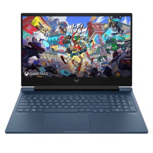 HP Victus Gaming 16-r1026ns Intel® Core™ i7 i7-14650HX Portátil 40,9 cm (16.1") Full HD 16 GB DDR5-SDRAM 1 TB SSD NVIDIA GeForce RTX 4060 Wi-Fi 6E (802.11ax) FreeDOS Azul