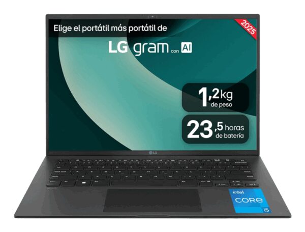 LG 16ZD90RU-G.AX55B ordenador portatil Intel® Core™ i5 i5-1334U Portátil 40,6 cm (16") WQXGA 16 GB LPDDR4x-SDRAM 512 GB SSD Wi-Fi 6E (802.11ax) FreeDOS Negro