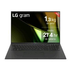 LG Gram 17ZD90S Intel Core Ultra 7 155H Portátil 40,6 cm (16") WQXGA 16 GB LPDDR5-SDRAM 512 GB SSD Wi-Fi 6E (802.11ax) FreeDOS Negro