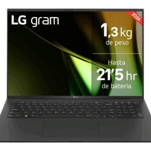 LG Gram 17Z90S Intel Core Ultra 7 155H Portátil 43,2 cm (17") WQXGA 16 GB LPDDR5-SDRAM 512 GB SSD Wi-Fi 6E (802.11ax) Windows 11 Home Negro