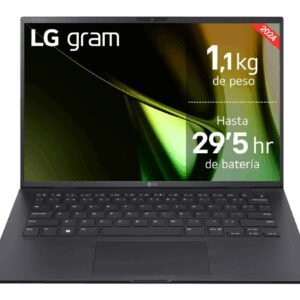 LG Gram 14Z90S Intel Core Ultra 7 155H Portátil 35,6 cm (14") Full HD 32 GB LPDDR5-SDRAM 1 TB SSD Wi-Fi 6E (802.11ax) Windows 11 Home Negro