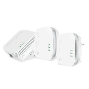 Strong Powerline 600 Triple Pack Mini 600 Mbit/s Ethernet Blanco 3 pieza(s)