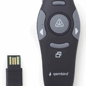 Gembird WP-L-11 mando a distancia IR inalámbrico Pantalla de proyección Botones