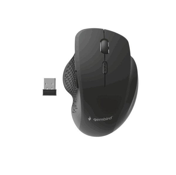 Gembird MUSW-6B-02 ratón Oficina mano derecha RF inalámbrico Óptico 1600 DPI