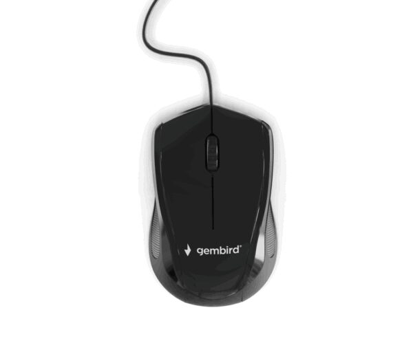 Gembird MUS-3B-02 ratón Oficina Ambidextro USB tipo A Óptico 1000 DPI