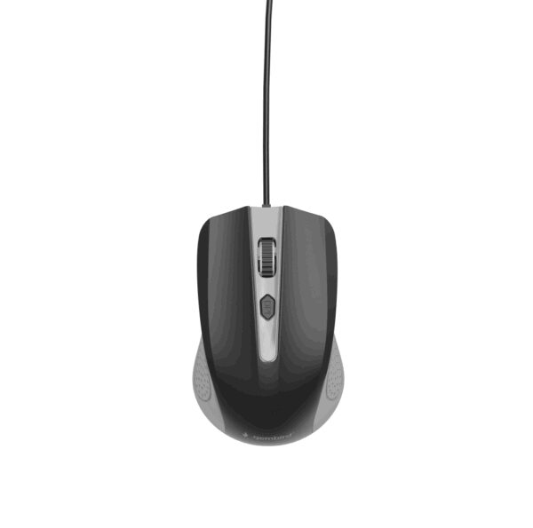 Gembird MUS-4B-01 ratón Oficina Ambidextro USB tipo A Óptico 1200 DPI