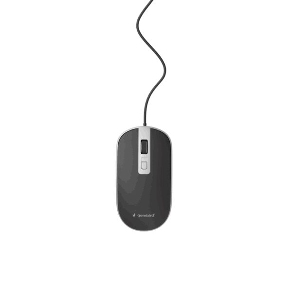 Gembird MUS-4B-06-BS ratón Oficina Ambidextro USB tipo A Óptico 1200 DPI