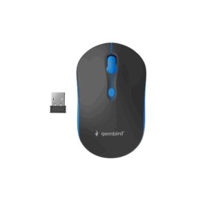 Gembird WIRELESS OPTICAL MOUSE MUSW-4B-03-B 1600DP - Maus ratón Oficina Ambidextro RF inalámbrico Óptico 1600 DPI