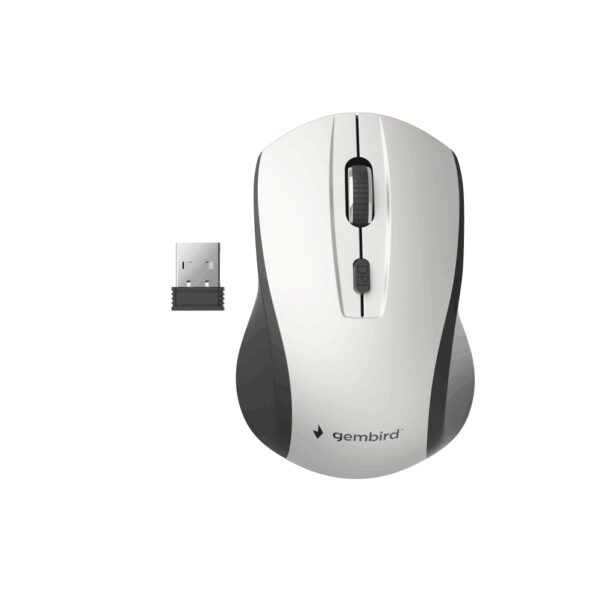 Gembird MUSW-4B-02-BS ratón Oficina Ambidextro RF inalámbrico Óptico 1600 DPI