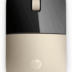 HP Z3700 Gold Wireless Mouse ratón Oficina Ambidextro RF inalámbrico Óptico 1200 DPI