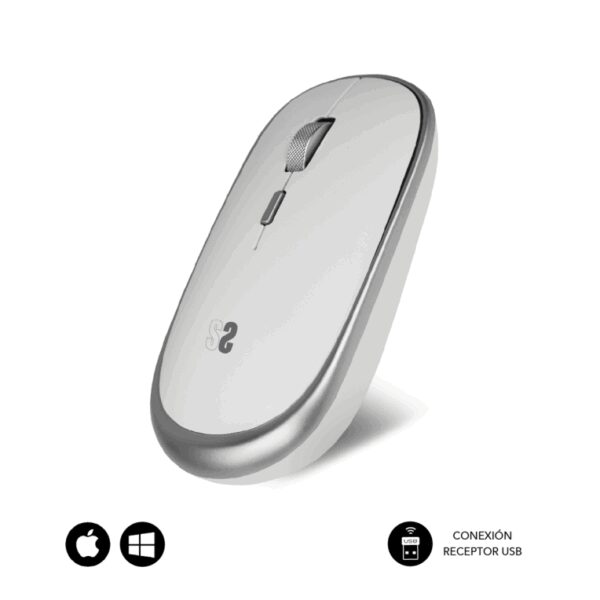SUBBLIM SUBMO-RFM0001 ratón Oficina Ambidextro RF inalámbrico Óptico 1600 DPI