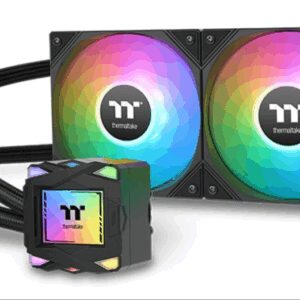 Thermaltake LA240 ARGB Placa base Kit de refrigeración líquida 12 cm Negro 1 pieza(s)