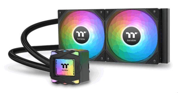 Thermaltake LA240 ARGB Placa base Kit de refrigeración líquida 12 cm Negro 1 pieza(s)