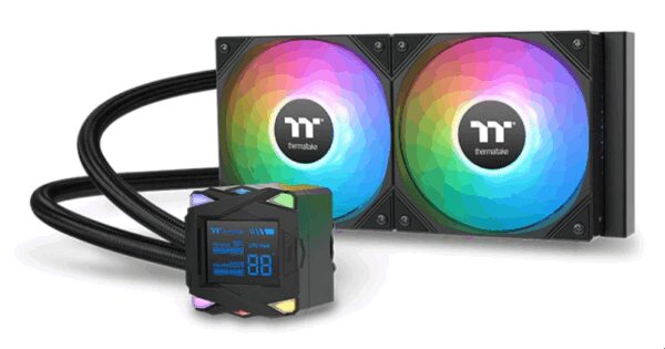 Thermaltake LA240-S ARGB Placa base Kit de refrigeración líquida 12 cm Negro 1 pieza(s)