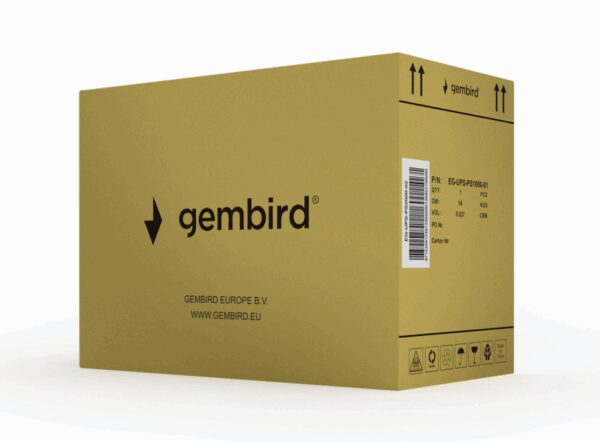 Gembird EG-UPS-PS2000-02 sistema de alimentación ininterrumpida (UPS) Línea interactiva 2 kVA 1600 W 5 salidas AC