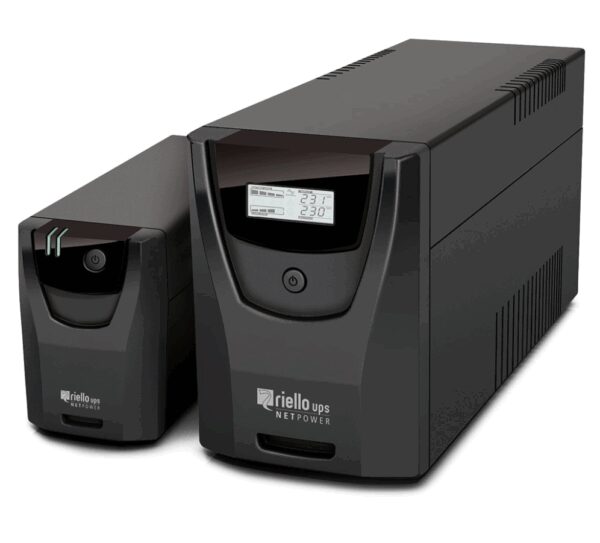 Riello Net Power sistema de alimentación ininterrumpida (UPS) Línea interactiva 0,6 kVA 360 W 4 salidas AC